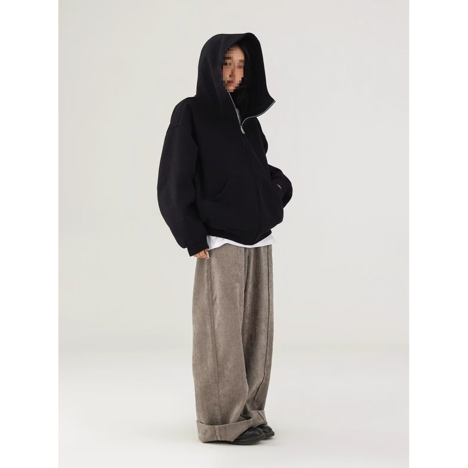 Sudadera Mono con cuello redondo para mujer