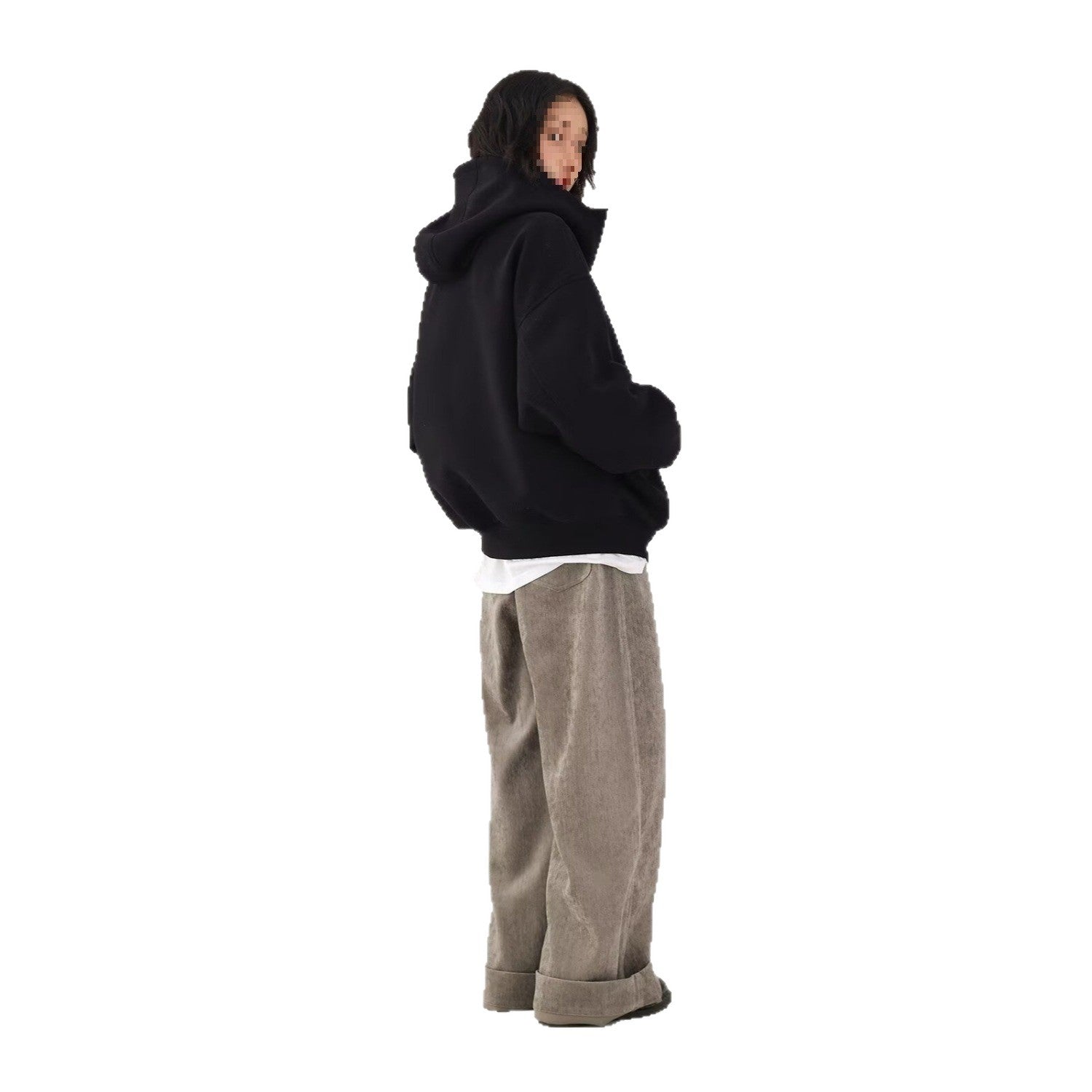 Sudadera Mono con cuello redondo para mujer