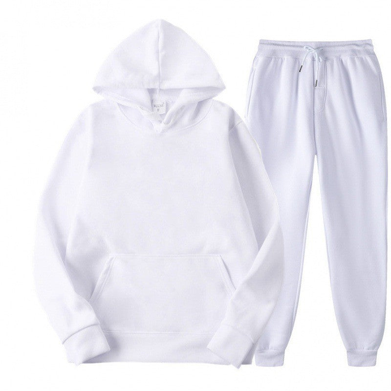 Conjunto de sudadera y pantalón con forro polar y capucha Monos