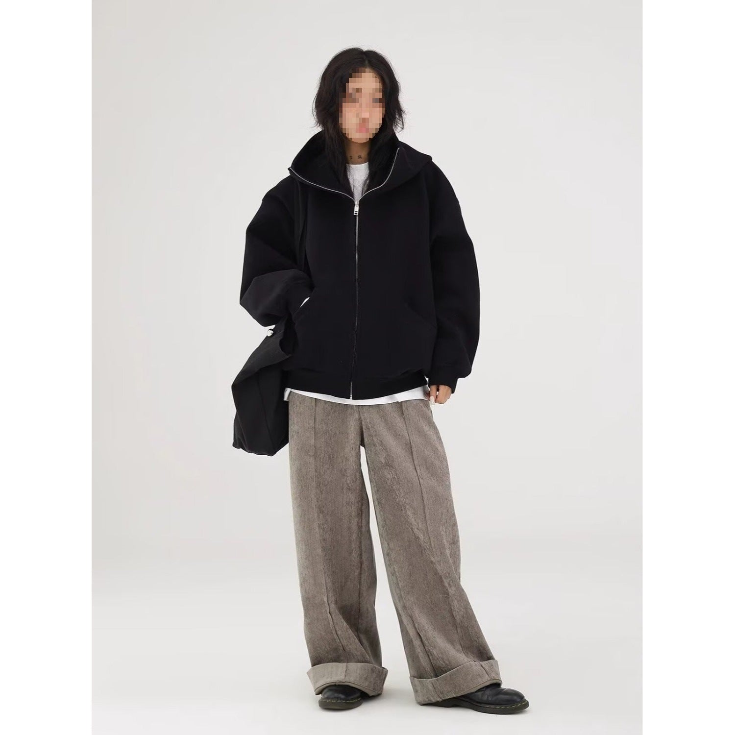 Sudadera Mono con cuello redondo para mujer
